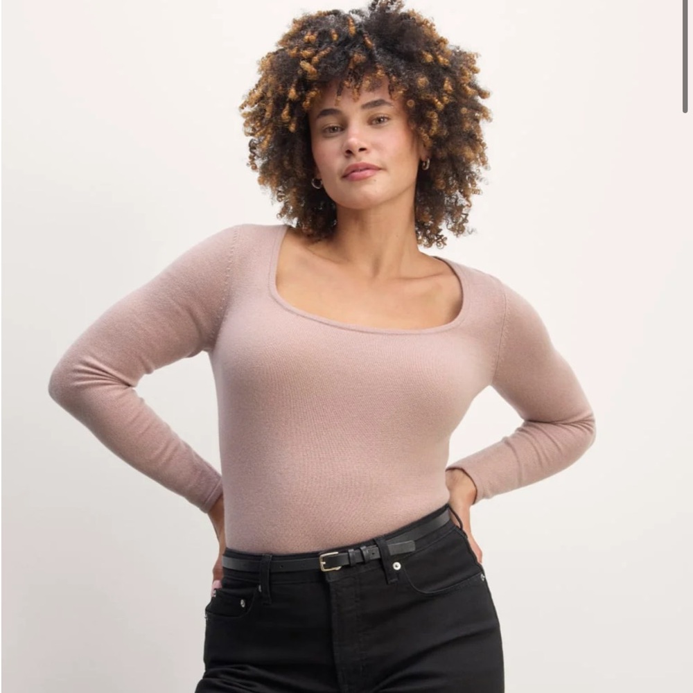 Everlane THE SQUARE NECK IN CASHMERE‎